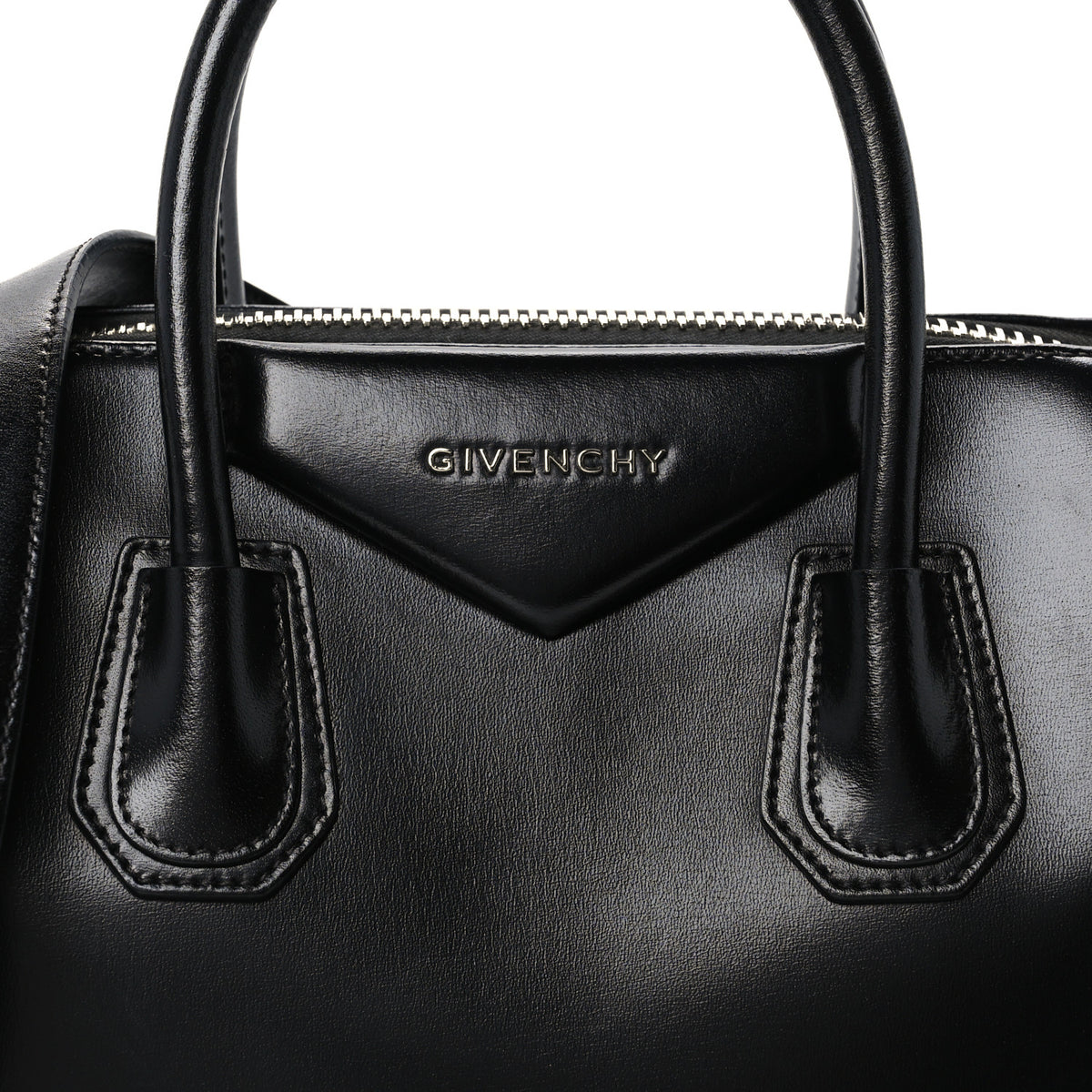 Givenchy Shiny Lord Calfskin Small Antigona Black 8 of 10