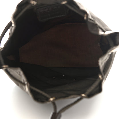 Prada Nylon Vela Drawstring Pouch Brown 5 of 6