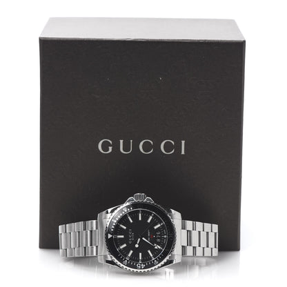 Gucci Stainless Steel 40mm Dive Quartz Watch Black 7 of 7