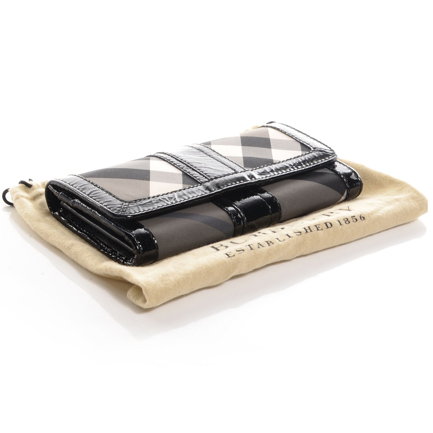 Burberry Beat Check Penrose Continental Wallet Black 4 of 7