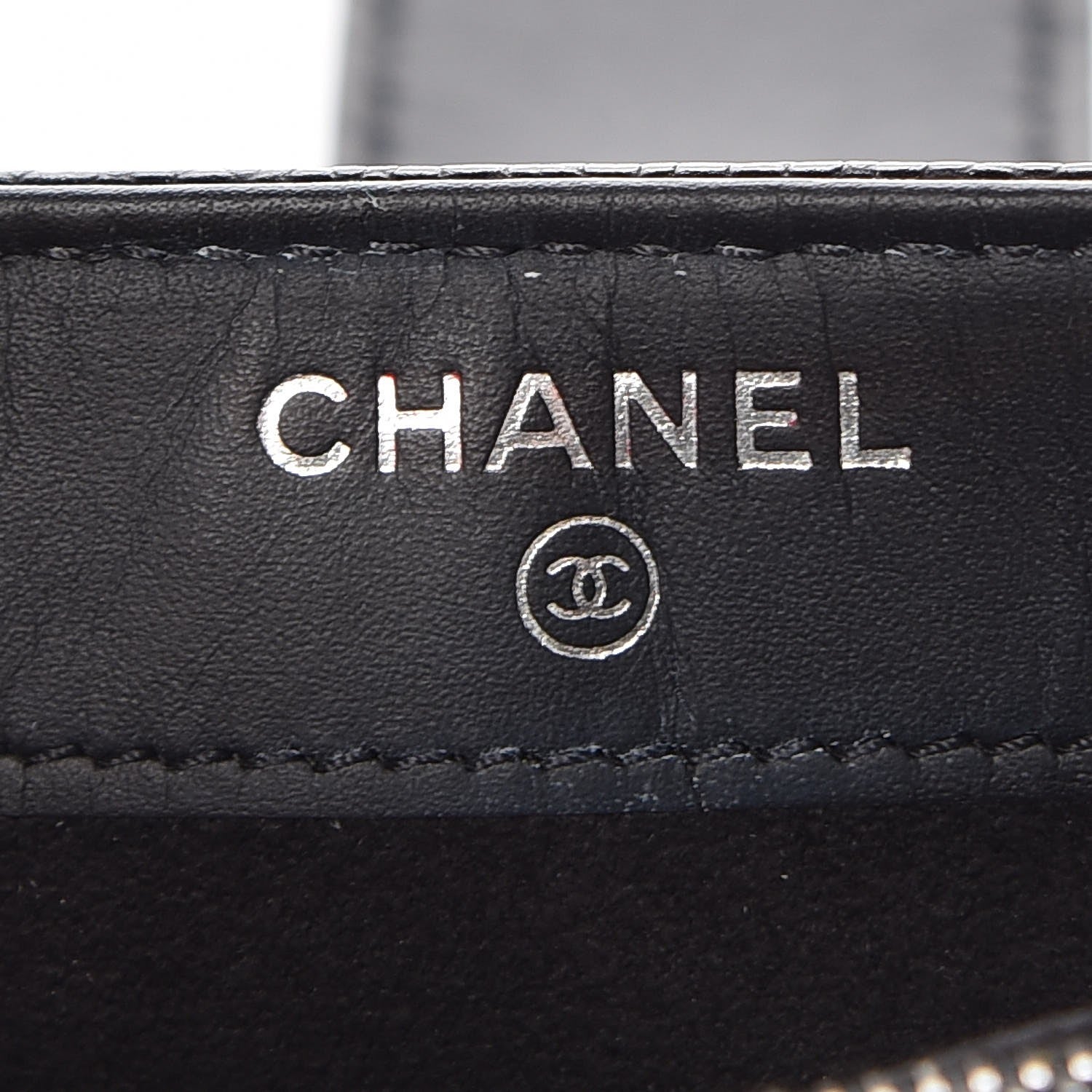 Chanel Caviar Quilted Mini Boy Phone Holder Clutch Black 7 of 7