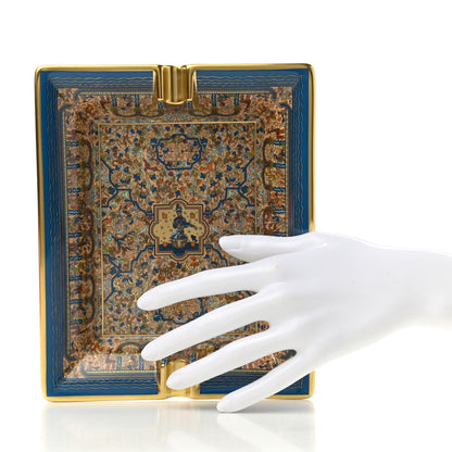 Hermes Porcelain Les Jardins D'Armenie Ashtray 2 of 8