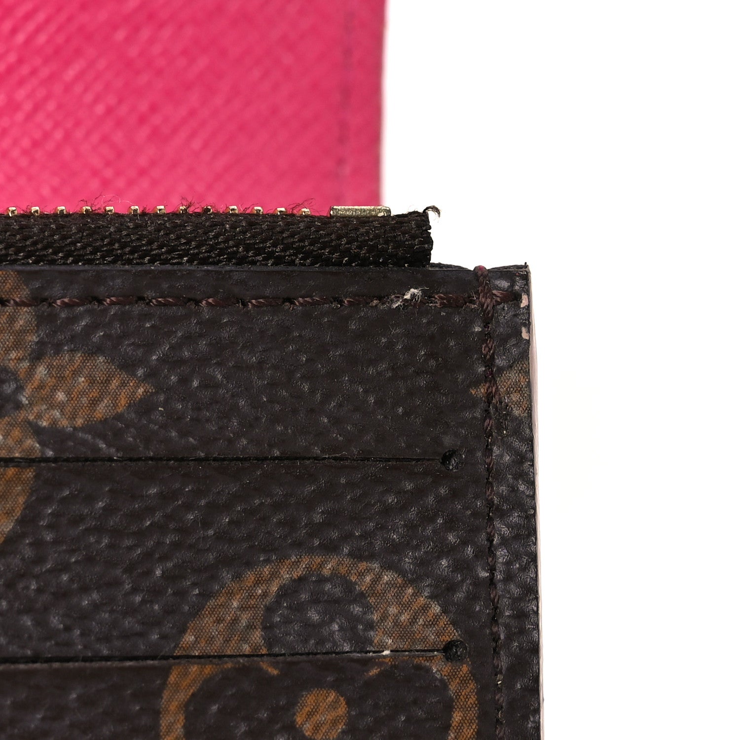 Louis Vuitton Monogram Bloom Flower Emilie Wallet Fuchsia 11 of 15