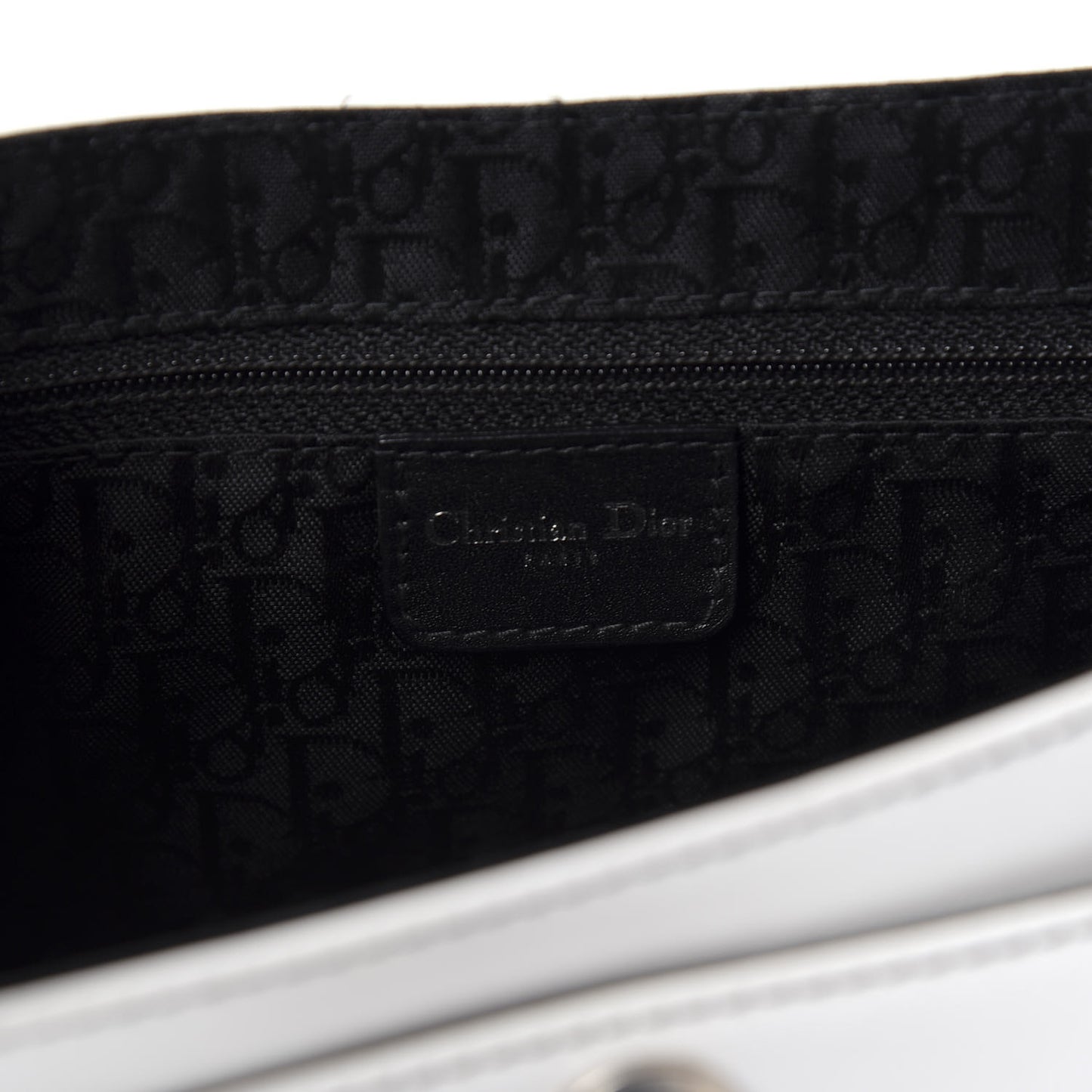 Coated Canvas Crystal Hardcore Bag White