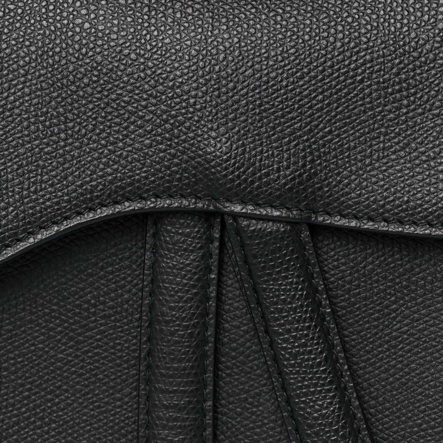 Calfskin Saddle Bag Black