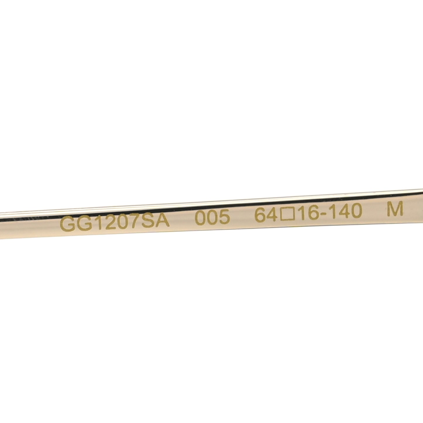 Square Aviator Sunglasses GG1207SA Gold