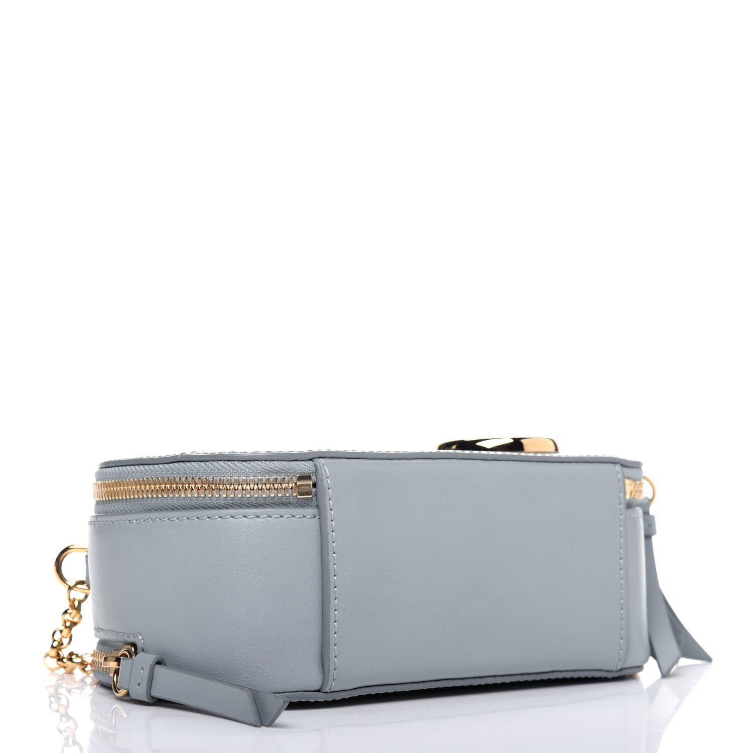 Chloe Shiny Calfskin Mini Vanity C Bag Faded Blue 4 of 20