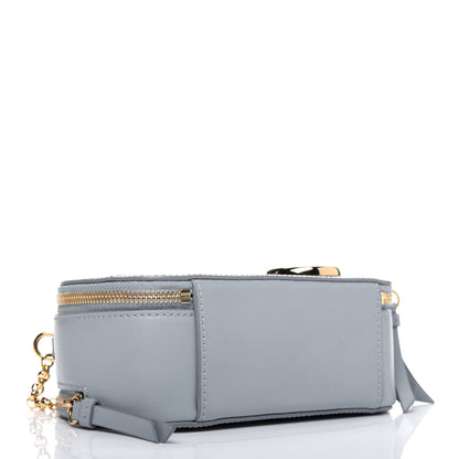 Chloe Shiny Calfskin Mini Vanity C Bag Faded Blue 4 of 20