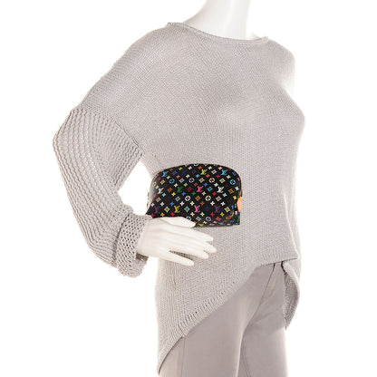 Louis Vuitton Monogram Multicolor Cosmetic Pouch Black Grenade 2 of 8