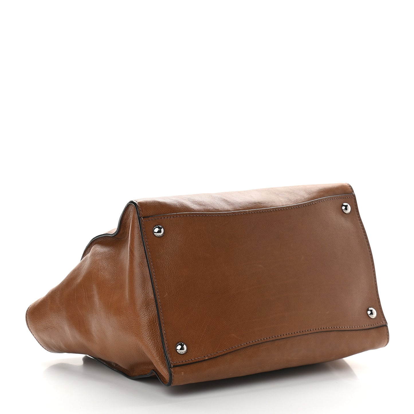 Glace Calf Twin Pocket Tote Cannella