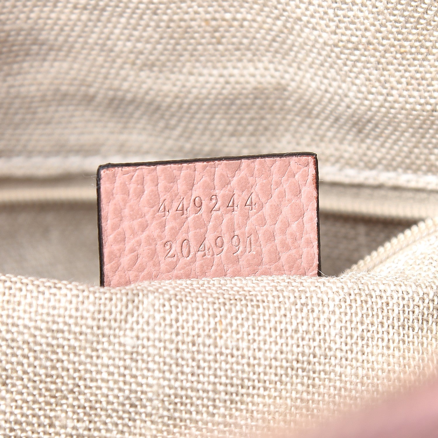 Gucci GG Monogram Large Margaux Hobo Beige Soft Pink 7 of 10