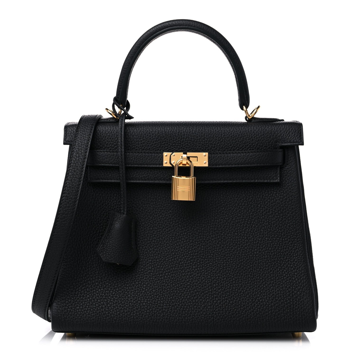 Hermes Togo Kelly Retourne 25 Black 1 of 10
