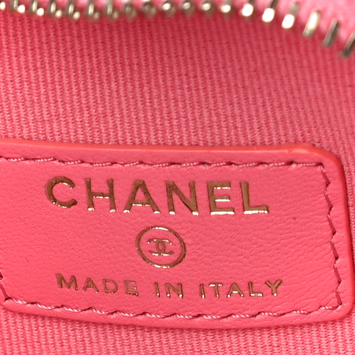 Chanel Lambskin Quilted CC In Love Heart Waist Belt Bag With Chain Pink 6 of 10