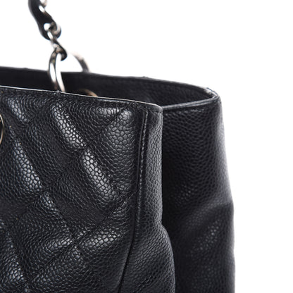 Chanel Caviar Quilted Grand Shopping Tote GST Black 17 of 20