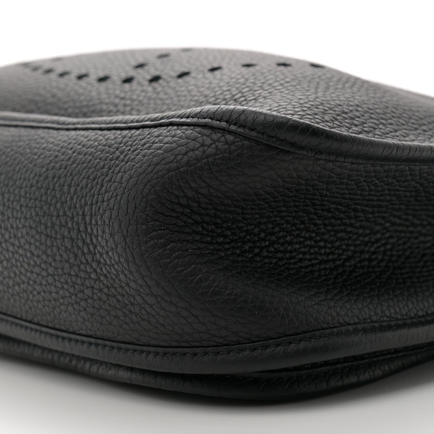 Hermes Taurillon Clemence EVELYNE III GM Black 10 of 11