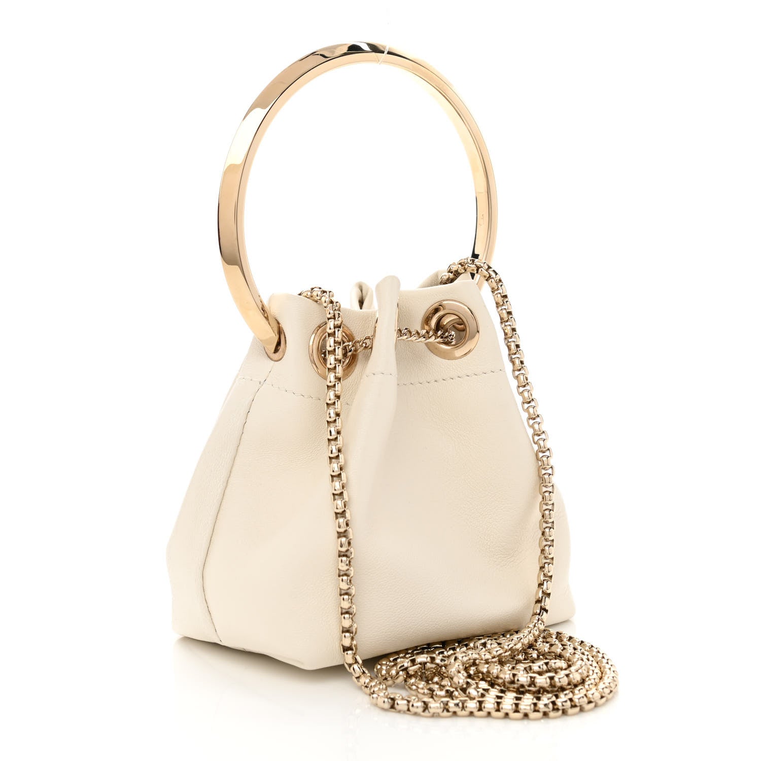 Jimmy Choo Nappa Micro Bon Bon Bag Latte 3 of 7