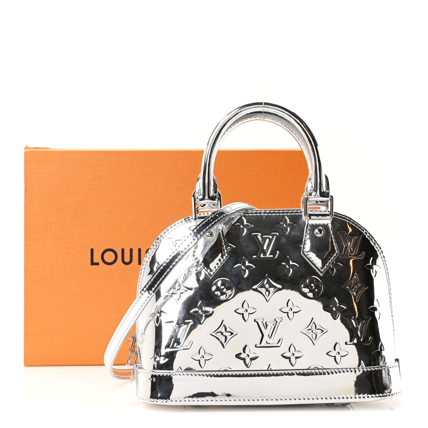 Louis Vuitton Monogram Miroir Alma BB Silver 10 of 10