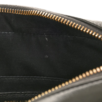 Saint Laurent Calfskin Matelasse Monogram Lou Camera Bag Pebble 13 of 14