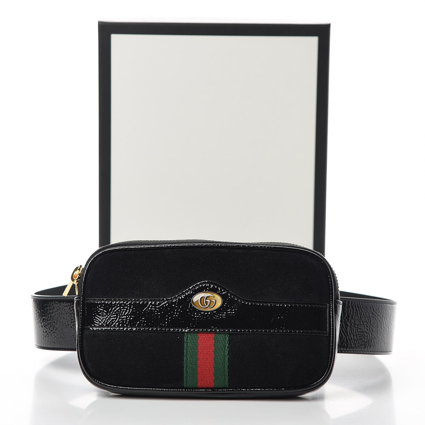 Suede Patent Ophidia Belted iPhone Case 85 34 Black