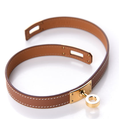 Hermes Swift Kelly Double Tour Bracelet T3 Gold 8 of 10