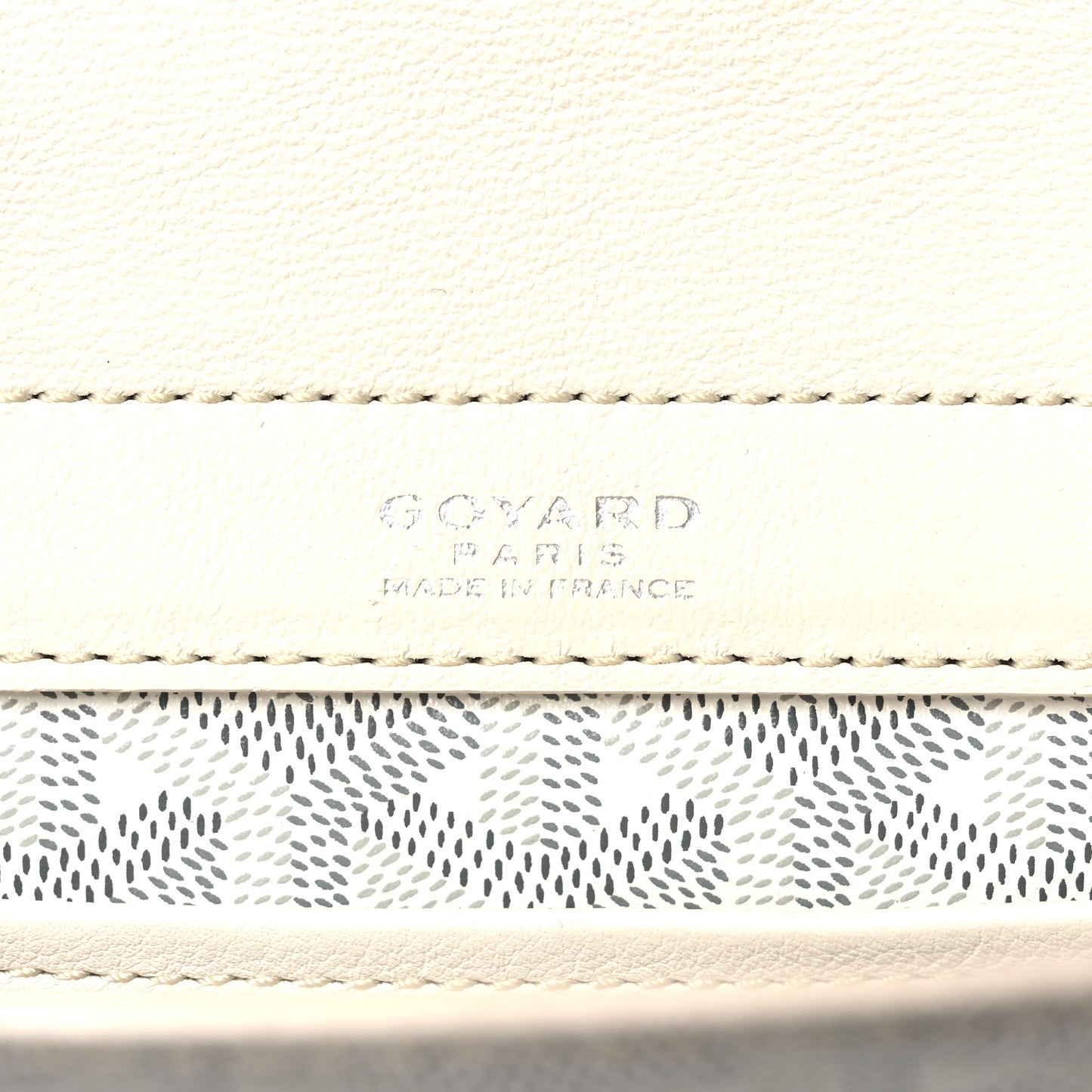 Goyardine Rouette PM White