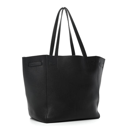 Celine Soft Grained Calfskin Small Belt Cabas Phantom Black 3 of 11