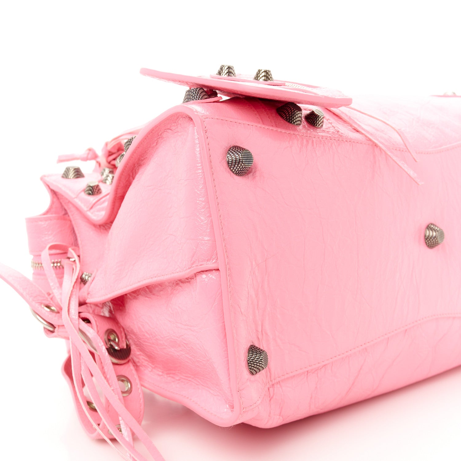 Balenciaga Agneau Arena Neo Cagole City Handbag Sweet Pink 10 of 11