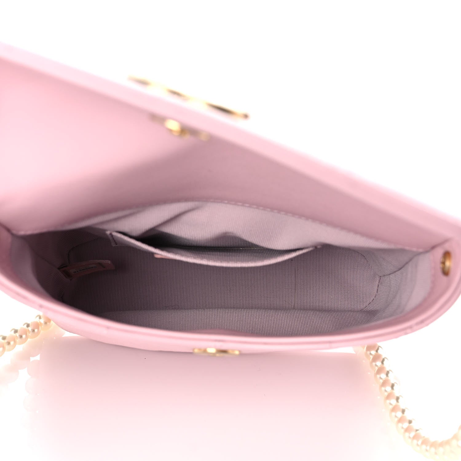 Chanel Calfskin Quilted Pearl Small About Pearls Hobo Bag Light Pink 4 of 12