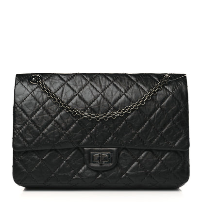 Chanel Aged Calfskin Quilted 2.55 Reissue 226 Flap So Black 1 of 9