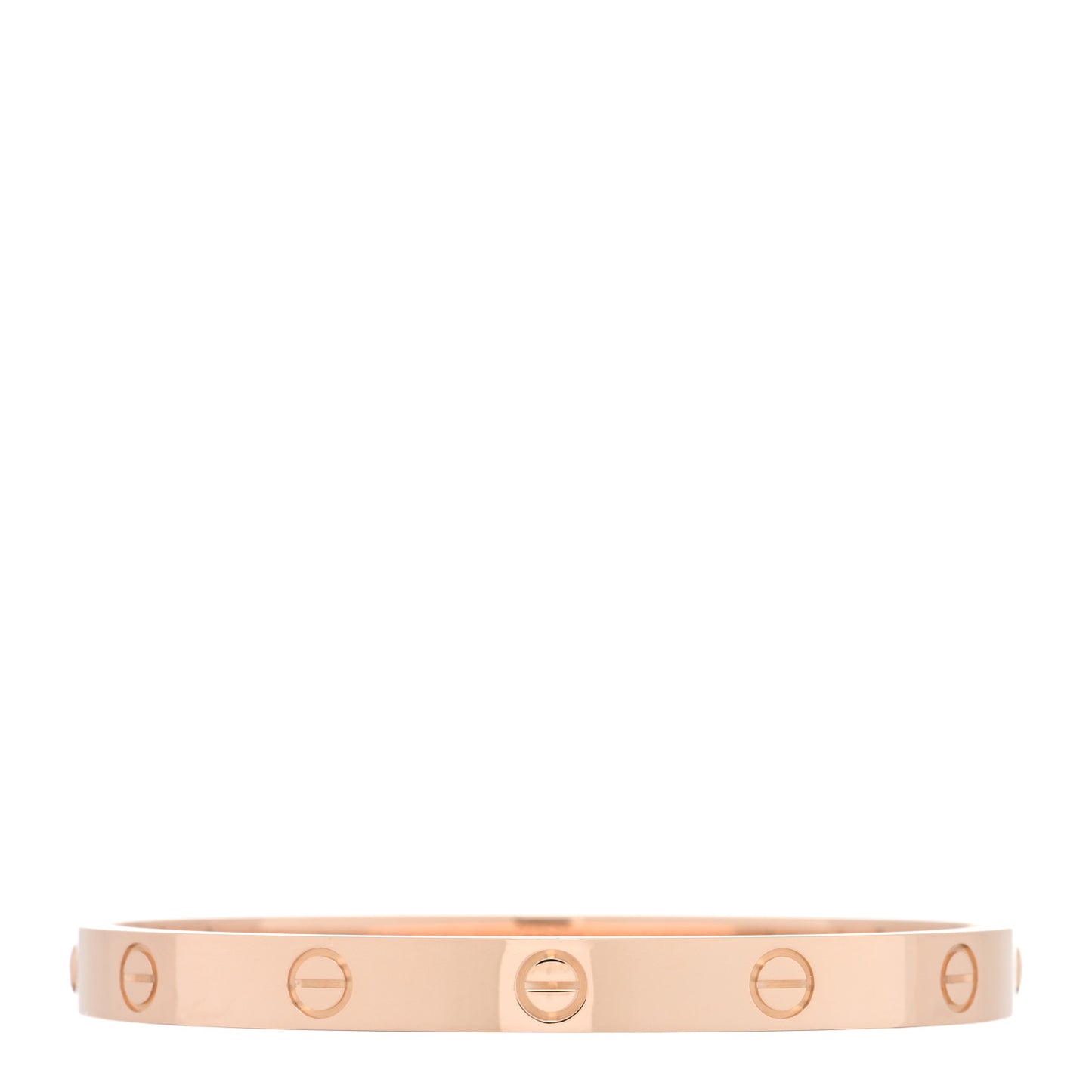 18K Pink Gold LOVE Bracelet 17