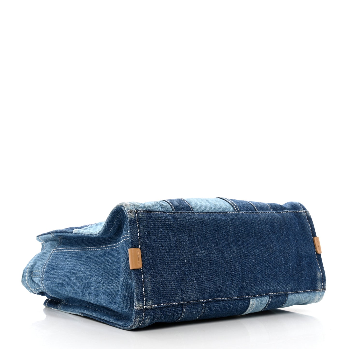 Denim Canvas Medium The Tote Bag Blue