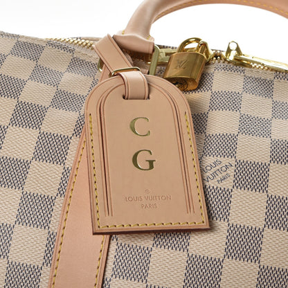 Louis Vuitton Damier Azur Keepall Bandouliere 45 8 of 9