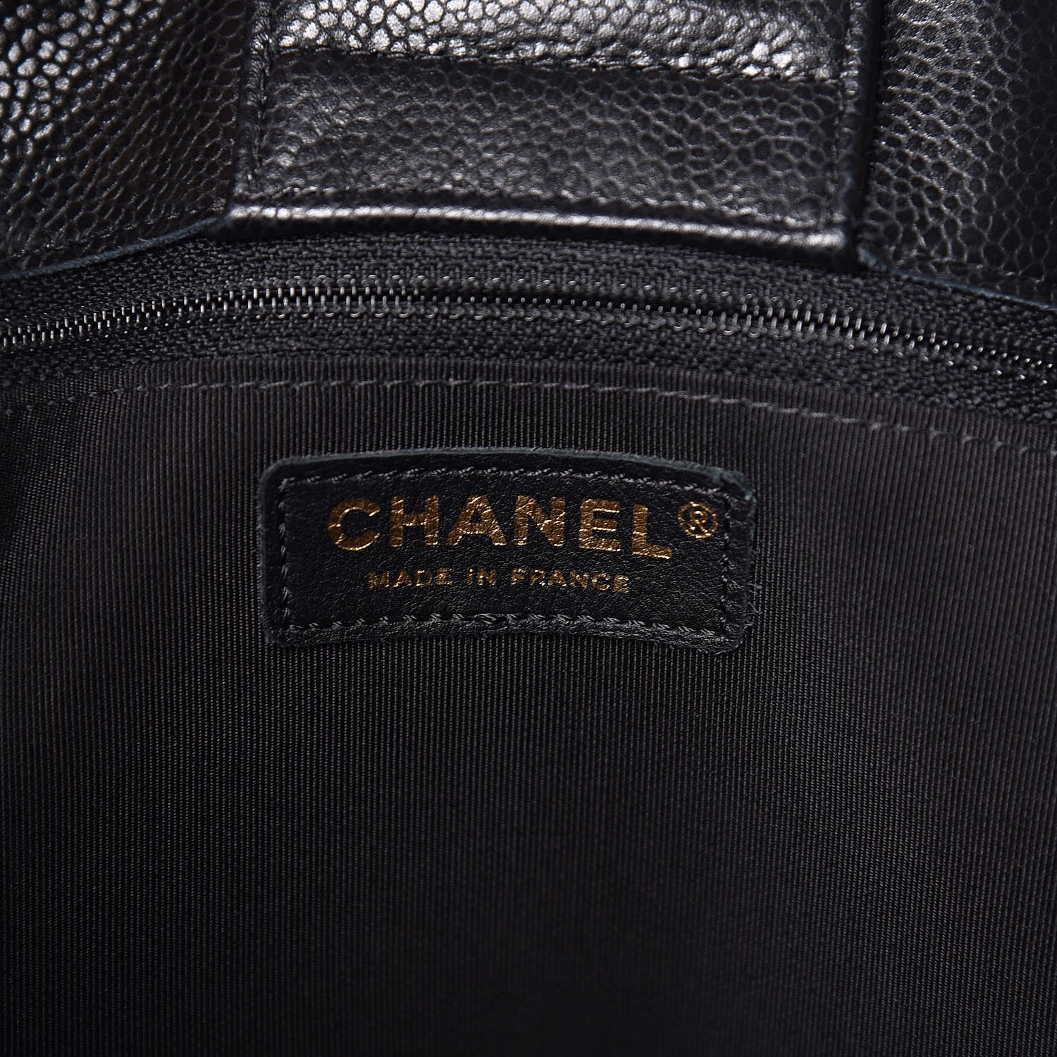 Chanel Caviar Quilted Large Classic Shopping Tote Black 6 of 13