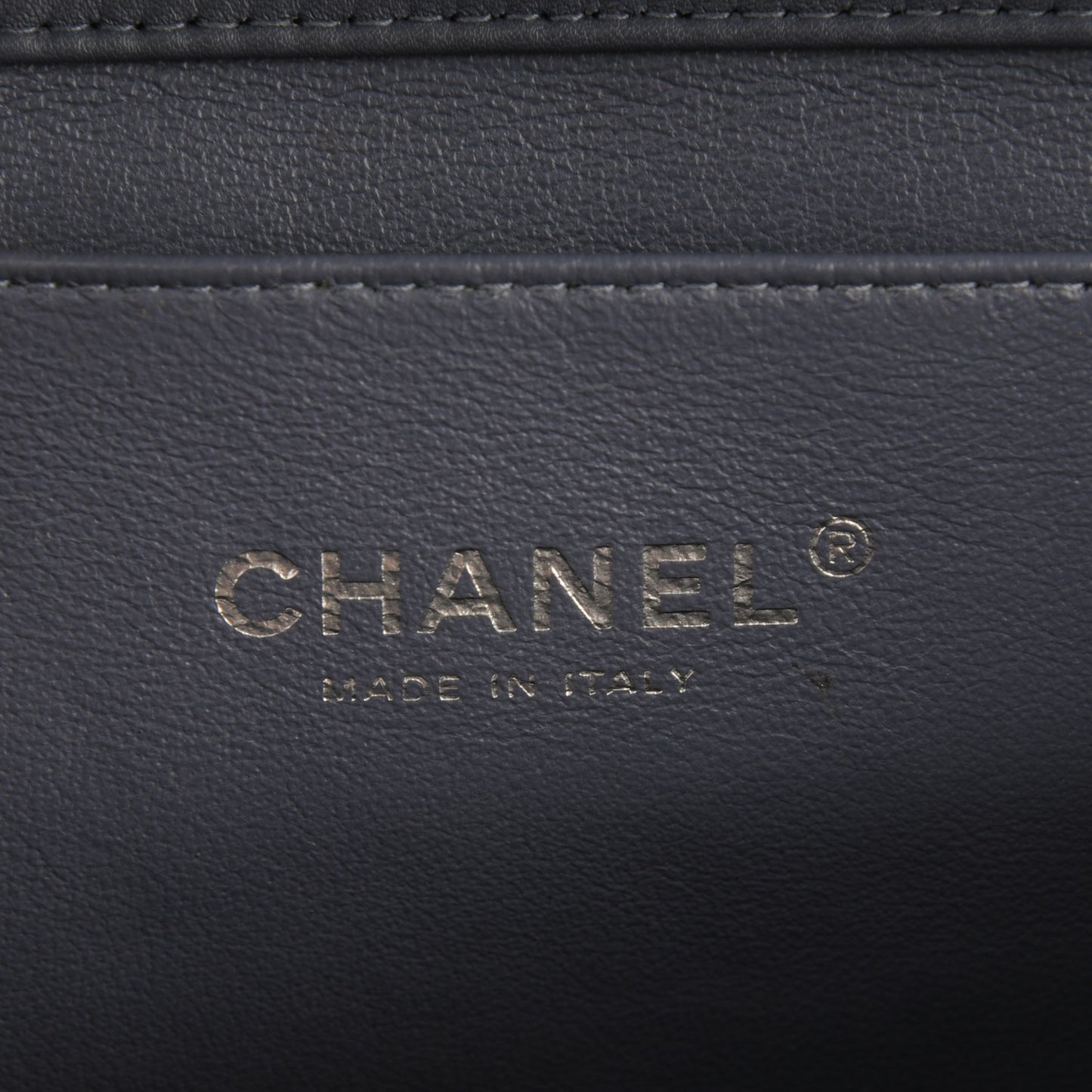Patent Quilted Clutch with Chain Flap Lavender