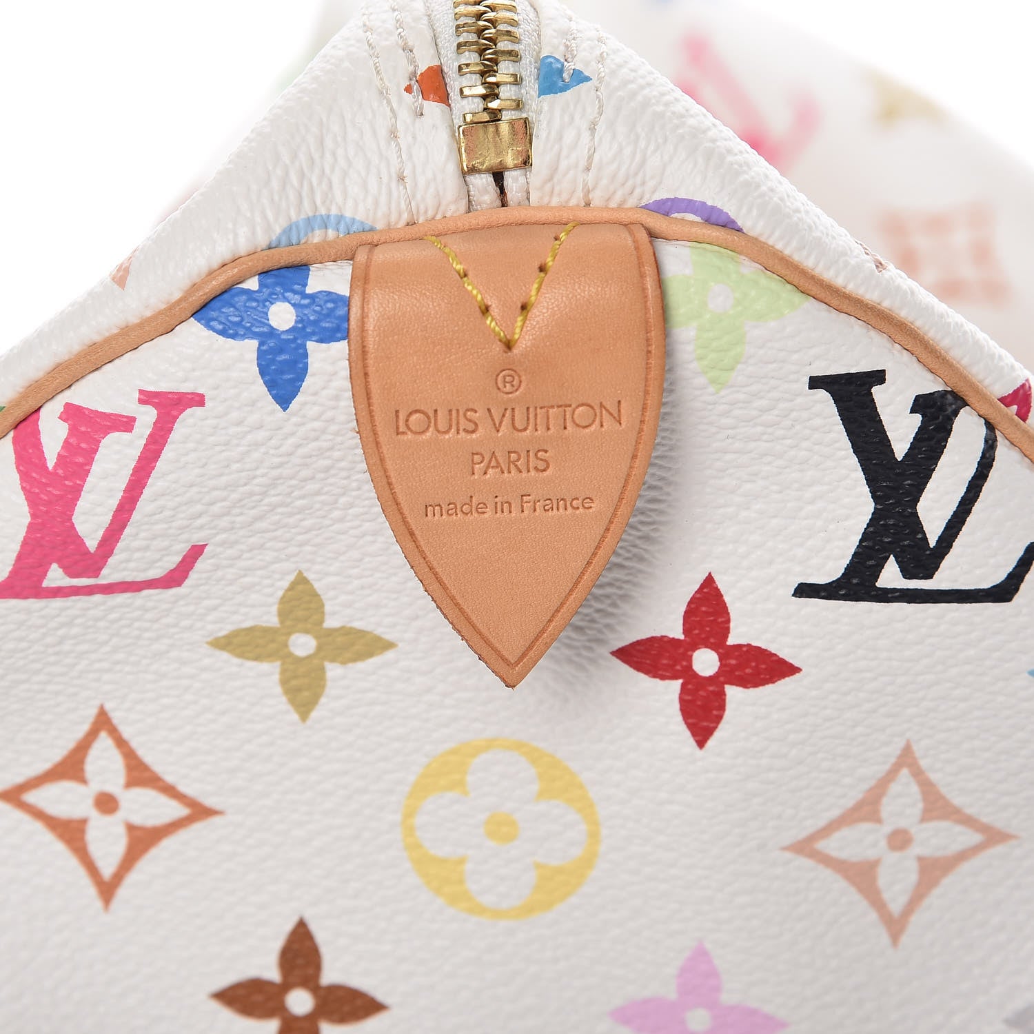 Louis Vuitton Monogram Multicolor Speedy 30 White 6 of 10