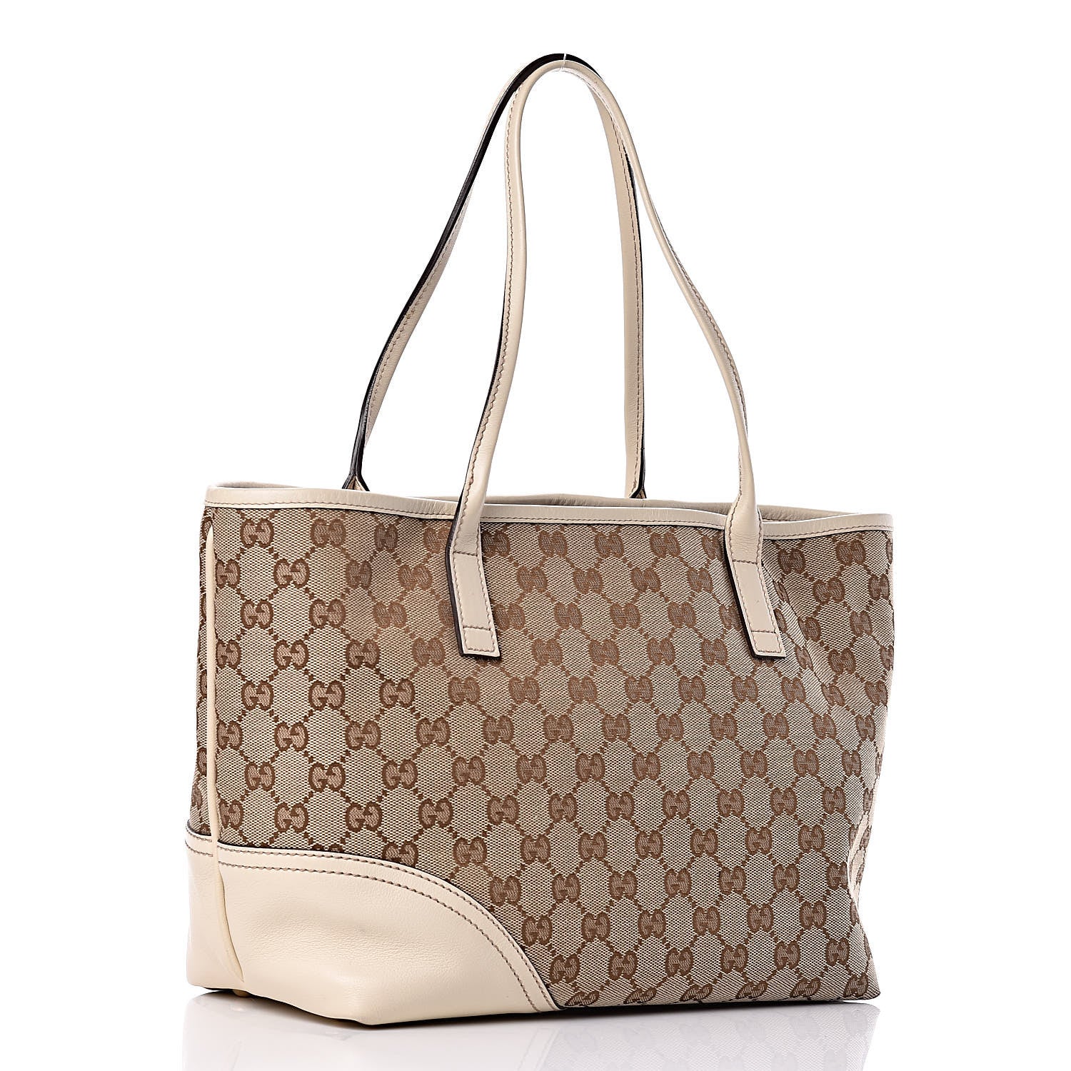 Gucci Monogram Medium New Britt Tote Off White 3 of 11
