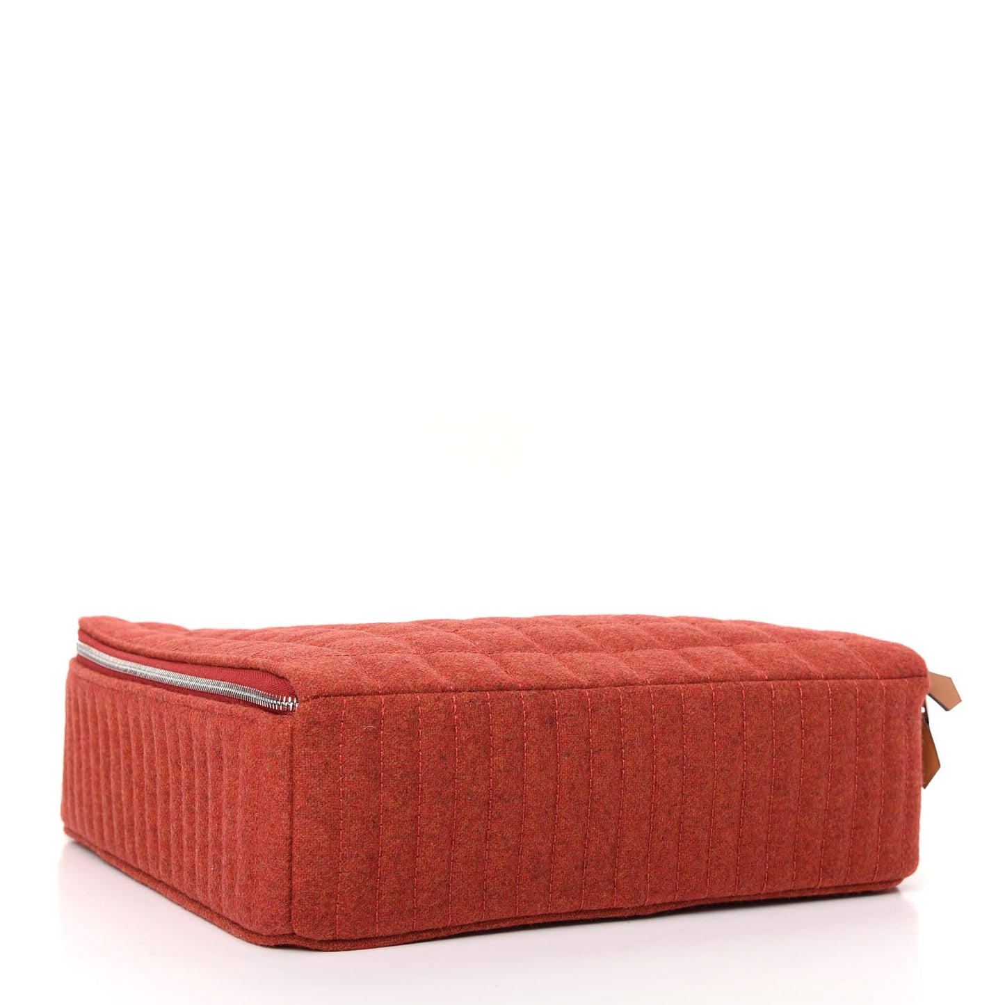 Wool Cashmere Paddock GM Jewelry Case Terracotta