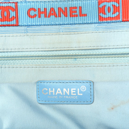 Chanel Nylon Travel Tote Blue 6 of 12