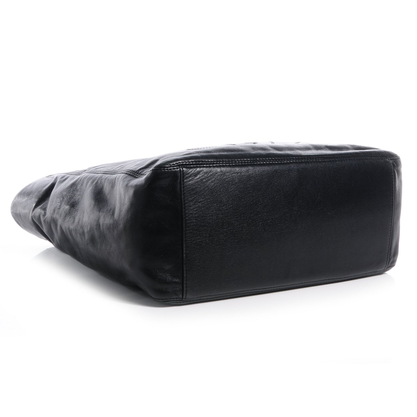 Lambskin Chain CC Small Tote Black