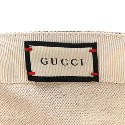 Gucci GG Supreme Flora Claudia Baseball Hat 56 S Red 8 of 11