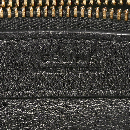 Celine Soft Grained Calfskin Small Belt Cabas Phantom Black 6 of 9