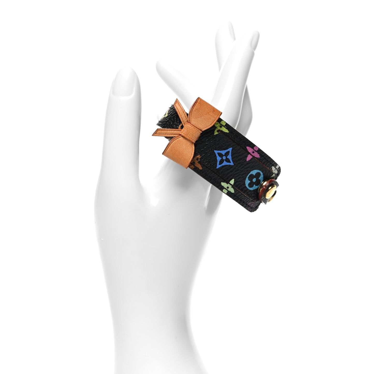 Monogram Multicolor Address Wish Bracelet Black