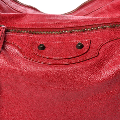 Balenciaga Chevre Classic Hardware Day Hobo Rouge Theatre 8 of 17
