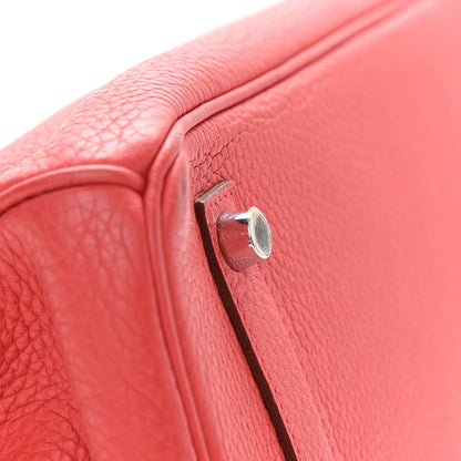 Hermes Taurillon Clemence Birkin 35 Bougainvillea 9 of 33