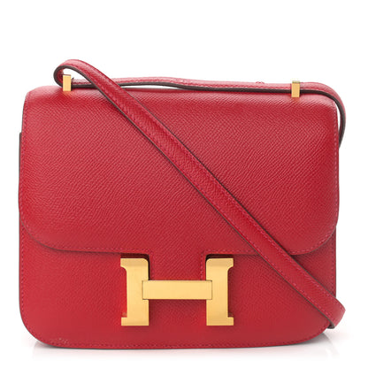 Hermes Epsom Constance 18 Rouge Vif 1 of 11