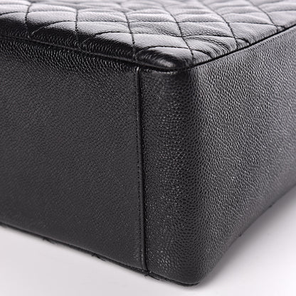 Chanel Caviar Quilted Grand Shopping Tote GST Black 6 of 12