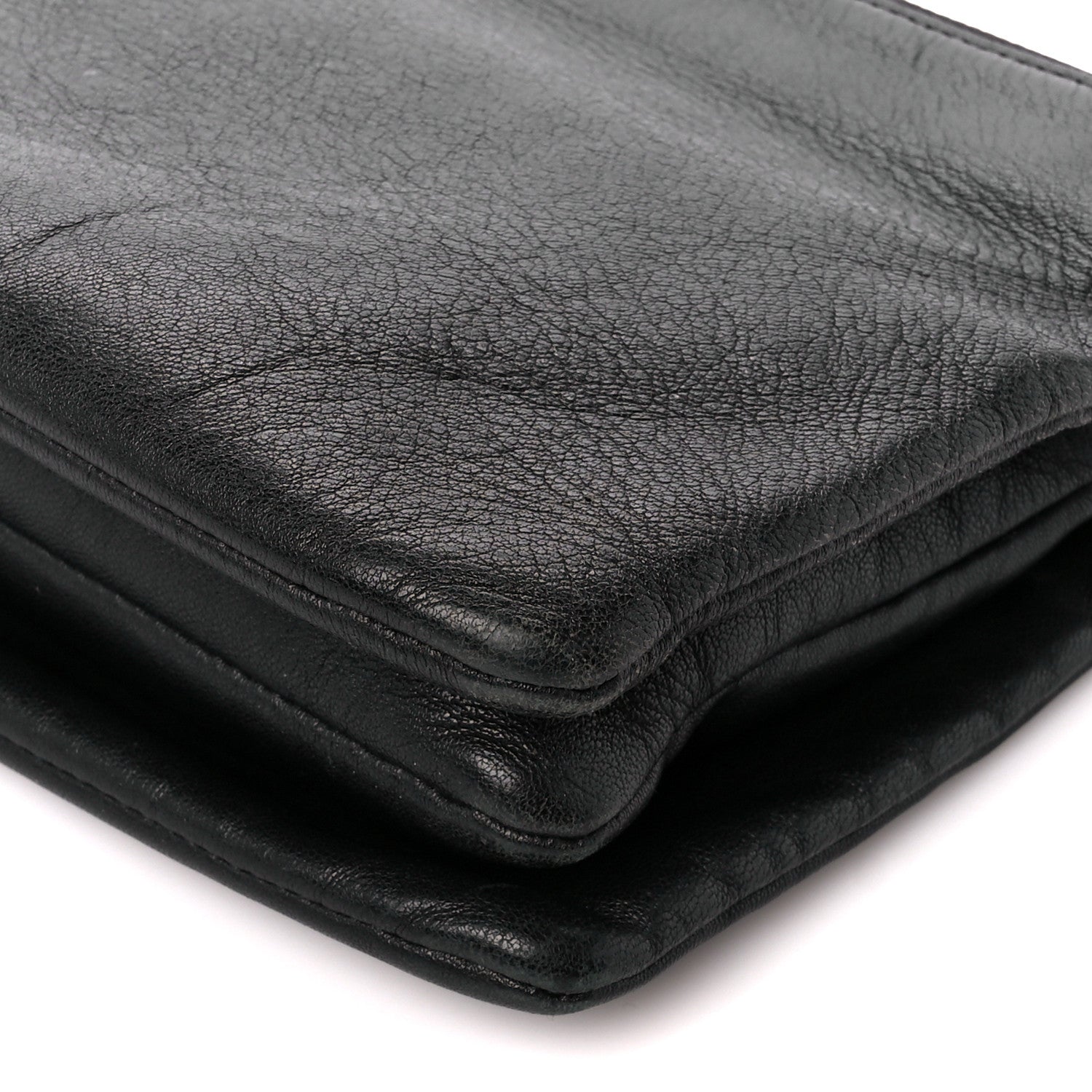 Celine Lambskin Small Trio Crossbody Bag Black 12 of 12