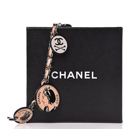 Chanel Resin CC Graphic Charm Belt Necklace Pink 8 of 8