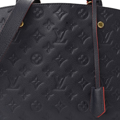 Louis Vuitton Empreinte Montaigne MM Marine Rouge 7 of 9