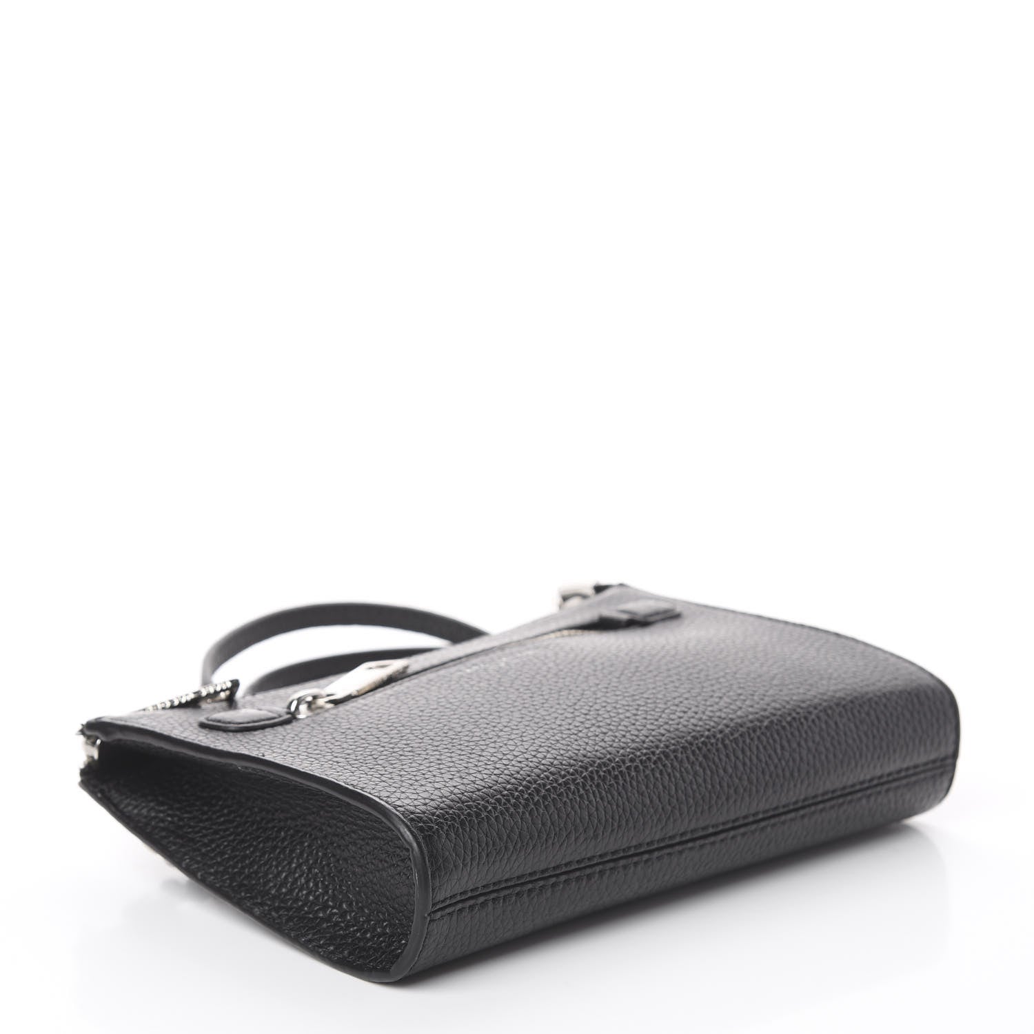 Marc Jacobs Grained Calfskin Small Recruit Crossbody Black 3 of 8